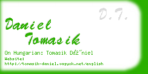 daniel tomasik business card